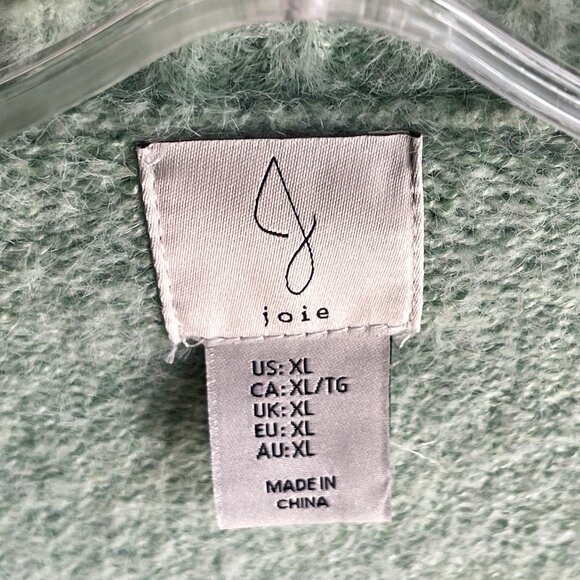 JOIE Cardigan Sweater Mint Green XL Soft Balloon Sleeves NWT - Picture 8 of 11